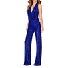 Sequin Wide Leg Party Jumpsuit