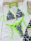 Striped Bandage Bikini