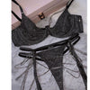 Sparkle Rhinestone Lingerie Set