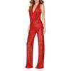 Sequin Wide Leg Party Jumpsuit