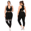 Plus Size Gym Fitness Set