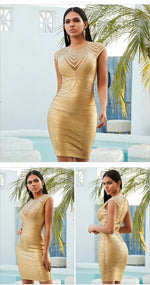 Laced Bandage Hollow Out Dress
