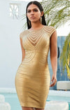 Laced Bandage Hollow Out Dress